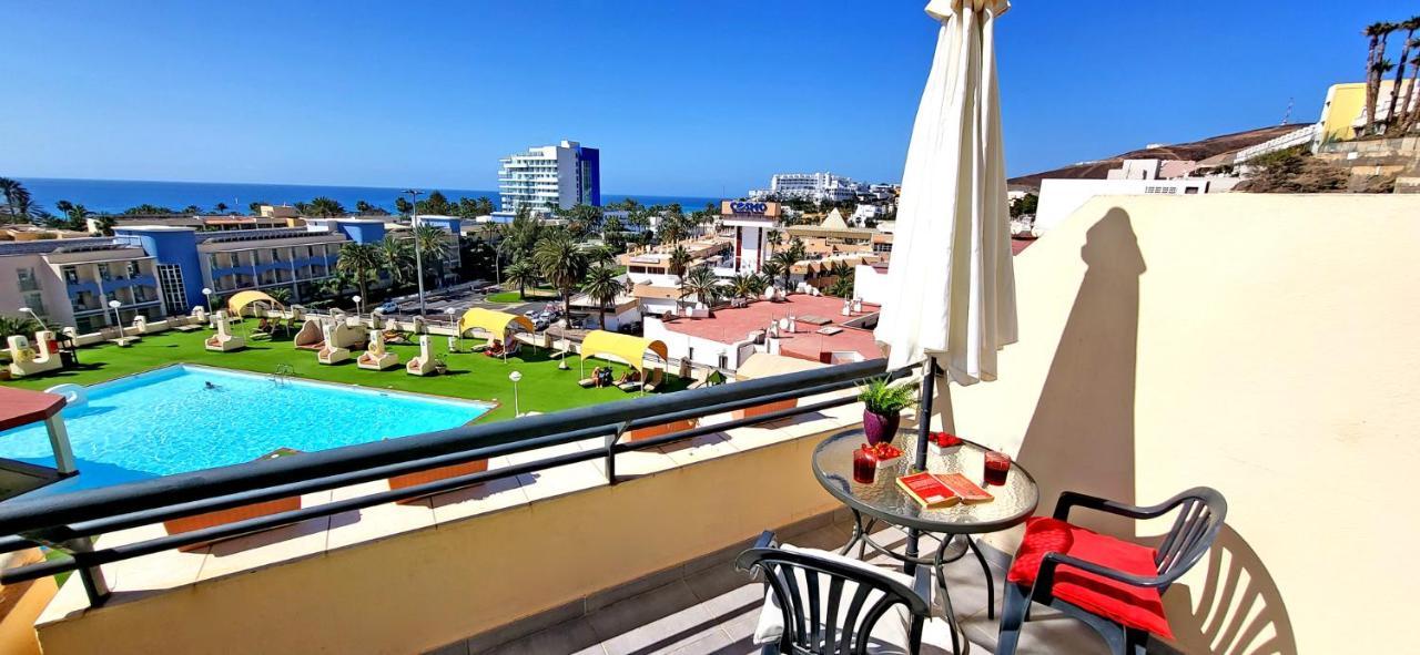Ferienwohnung Buena Vista - Morro Jable - Meerblick - Pool Eksteriør billede